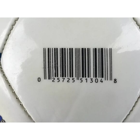 Franklin Sports Inc MLS All Weather Play Soccer Ball Official White Blue Size 4 - Picture 5 of 5